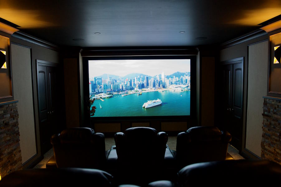 Integrity Home Renovation of Cincinnati custom home theaters.